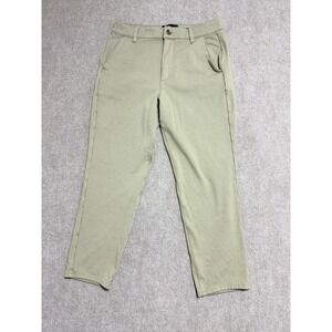 7 For All Mankind Pants Mens 31 Taupe‎ Travel Chino Double Knit Stretch Casual